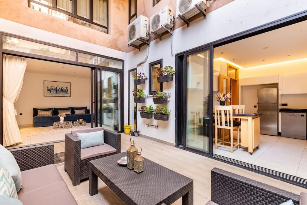Loft Duplex Familial 200M2 Neuf - Centre Gueliz Marraquexe Exterior foto